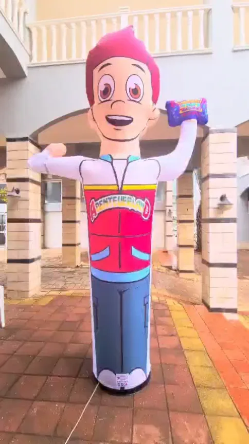 Personaje promocional personalizado — Personaje personalizado con mensaje