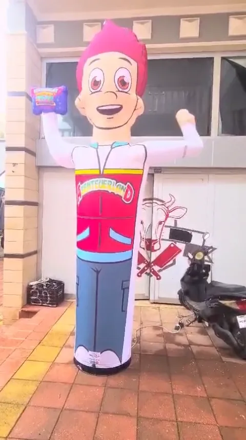 Personaje de servicio personalizado — Personaje personalizado con mensaje