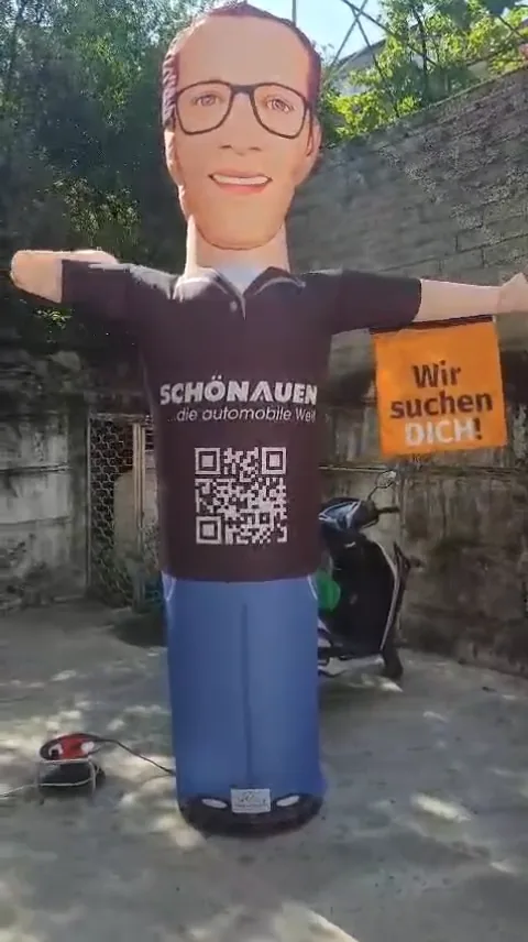 Schönauen — Campaña de selección — Figura publicitaria personalizada con mensaje