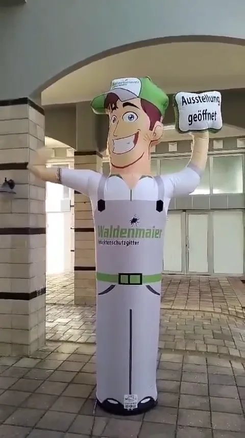 Especialista en protección contra insectos — Figura publicitaria personalizada con mensaje